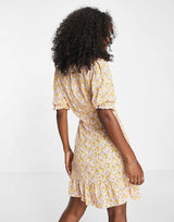 Nobody'S Child Serena Floral Mini Dress In Coral