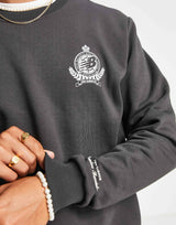 New Balance Unisex Members Club Sweatshirt In Black