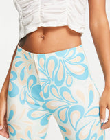 Na-Kd X Miss Lisibell Co-Ord High Waist Trousers In Paisley Print