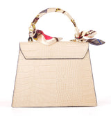 Bosccolo Handbag - Beige Croco