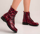 Bosccolo Womens Boots - Black/Red