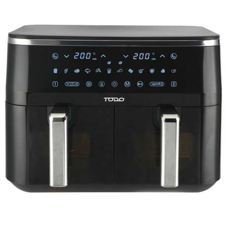 TODO 9L Air Fryer 2400W Dual Basket Digital Control Multi Function Cooker