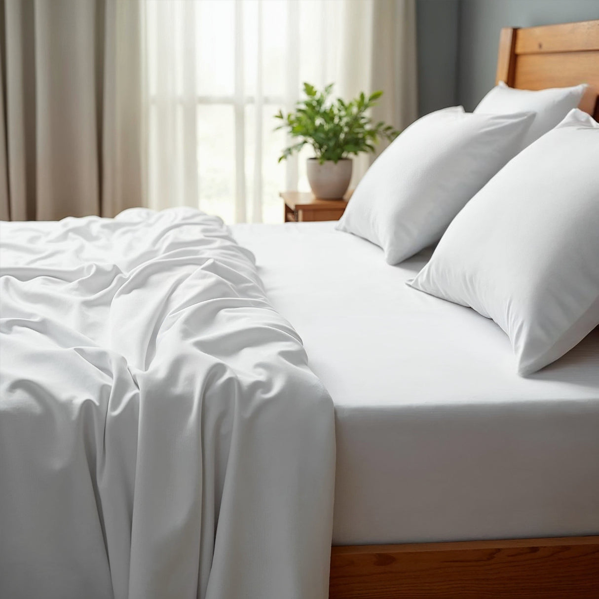 Royal Comfort Bamboo Cooling 2000TC Sheet Set-White