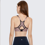 Full Support High Impact Padded Sports Bra - Mocha