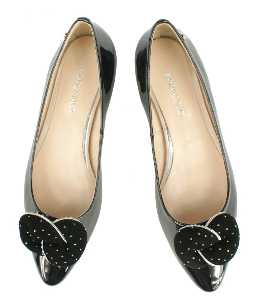 Bosccolo Womens Ballerina - Black