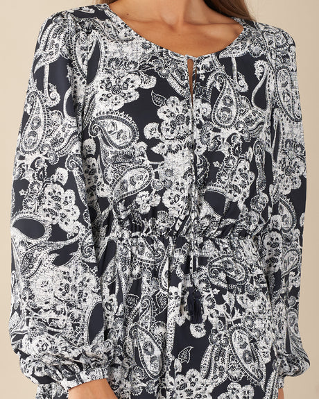Amelius Halena Boho Paisley Dress - Multi