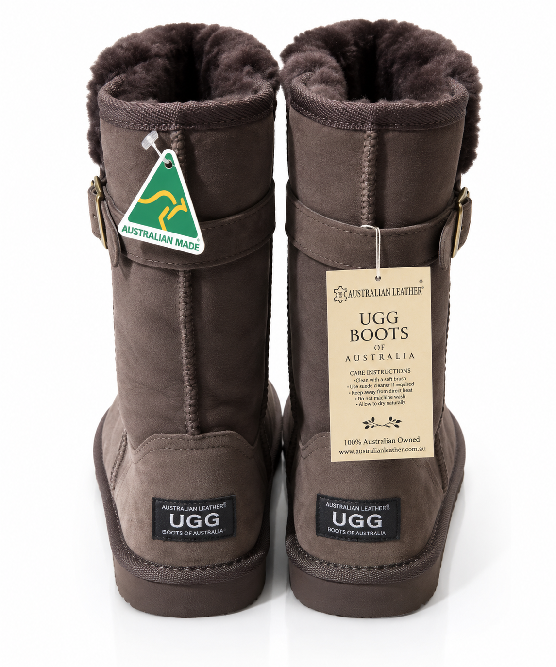 Australian Leather Ugg Clasicc Long Buckle - Chocolate - AU5