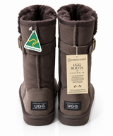 Australian Leather Ugg Clasicc Long Buckle - Chocolate - AU4