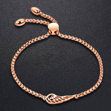 Bullion Gold Solo Wing Charm Bracelet