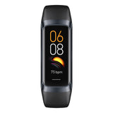 TODO Fitness Tracker Smart Watch BT 5.0 Body Thermometer Temperature BPM Monitor - Black