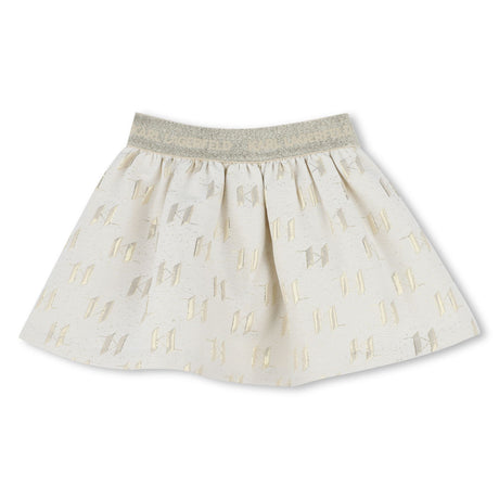Karl Lagerfeld Girls Skirt And T-Shirt Set - Beige