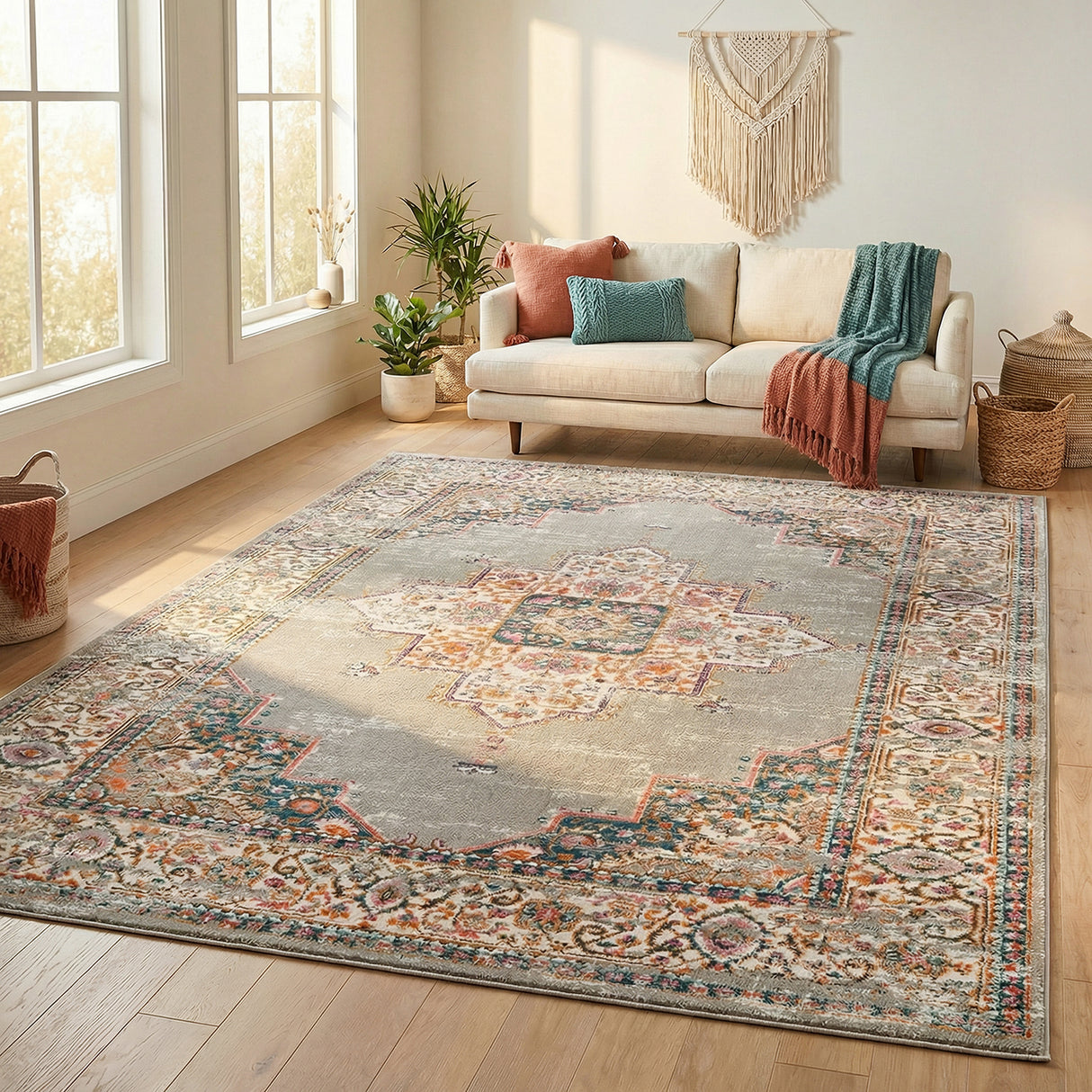 Babylon 211 Grey Rug