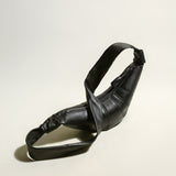 Croissant Chic Shoulder Bag - Black