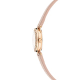 Ted Baker Womens Jolyye Crystal 24mm Rose Gold-Tone Pink Leather Watch