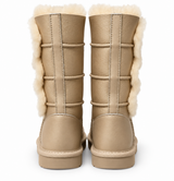 Australian Leather Ugg Classic Long Triple Button - Metallic Gold - AU4