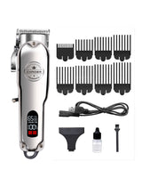 TODO Cordless Hair Clipper Beard Trimmer 3.7V 2000mAh Stainless Steel Blade USB Charge