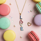 Bullion Gold LOVE Your Heart Pendant Necklace