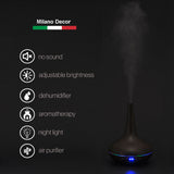 Milano Decor Ultrasonic Aroma Diffuser - Dark Wood Grain
