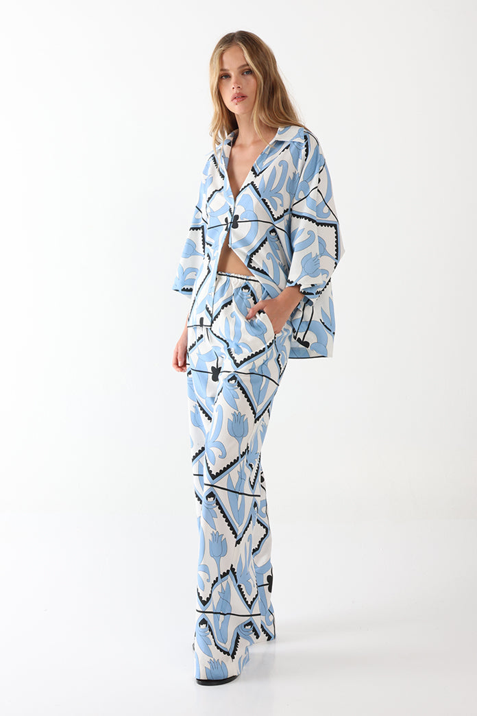 Lost In Lunar Women's Billie Shirt - Casablanca