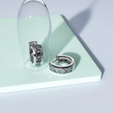 Krystal Couture Huggie Earrings Embellished with SWAROVSKI Crystals