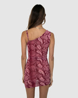 BY.DYLN Vayda Dress - Pink Snake