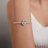 Solid 925 Sterling Silver Bear Panda Pandora Inspired Charm