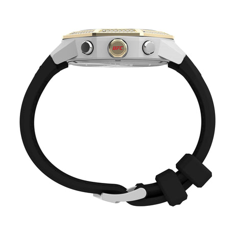 Timex UFC King Two Tone 45Mm Black Dial And Silicone Strap