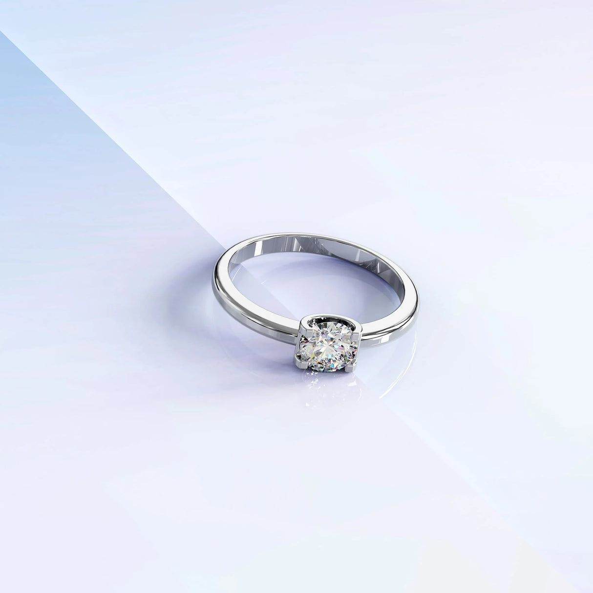 Krystal Couture Solitaire Ring Crystal Embellished with SWAROVSKI Crystals