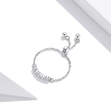 Adjustable Solid 925 Sterling Silver Ring