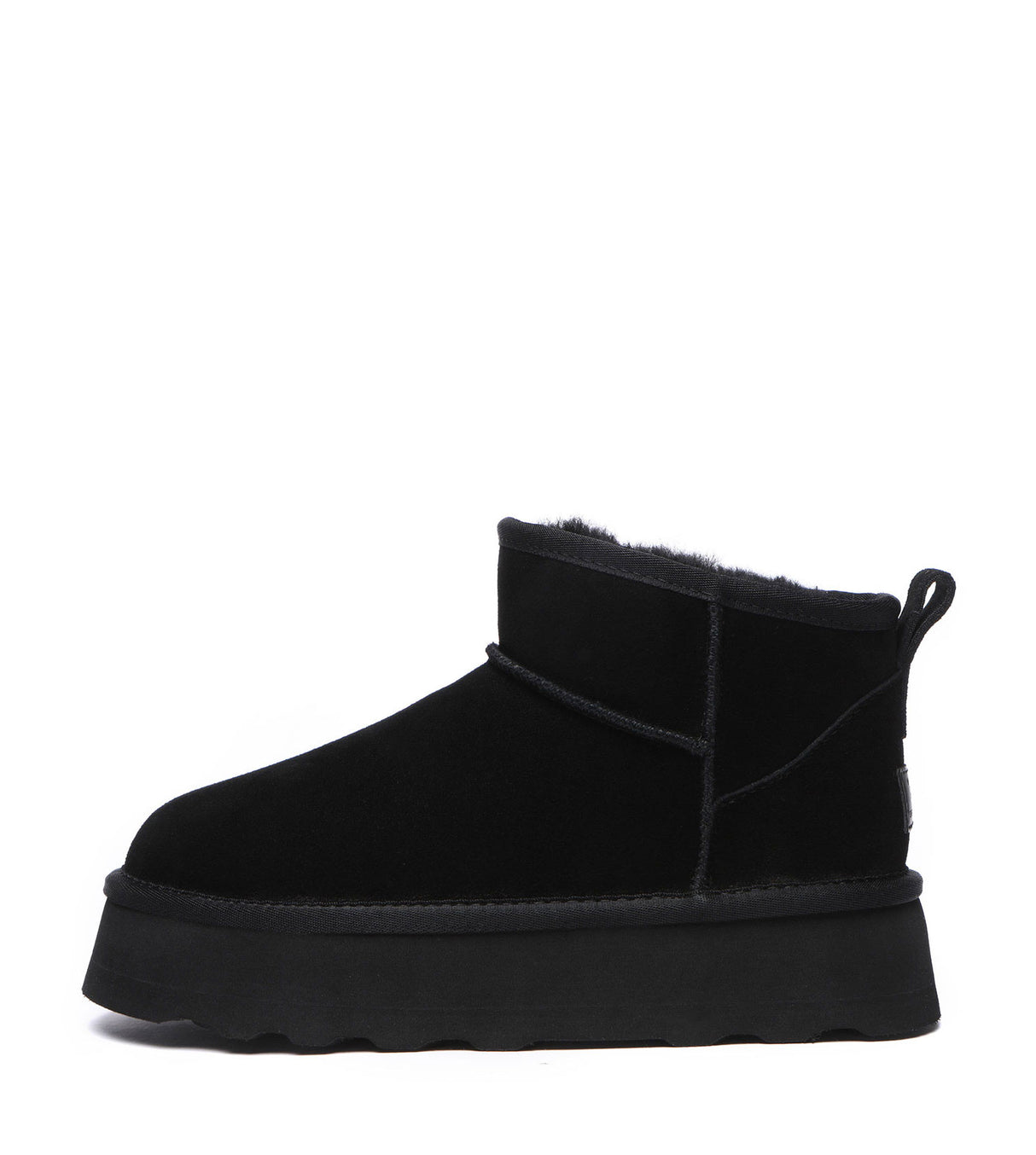 Australian Shepherd UGG Thick Bottom Ronnie - Black
