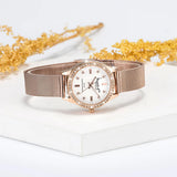 Boxed Krystal Couture Sensational Lux Watch with Ring Set Embellished Crystals from SWAROVSKI® in Rose Gold