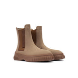 Knit Chelsea Ankle Boots - Mocha