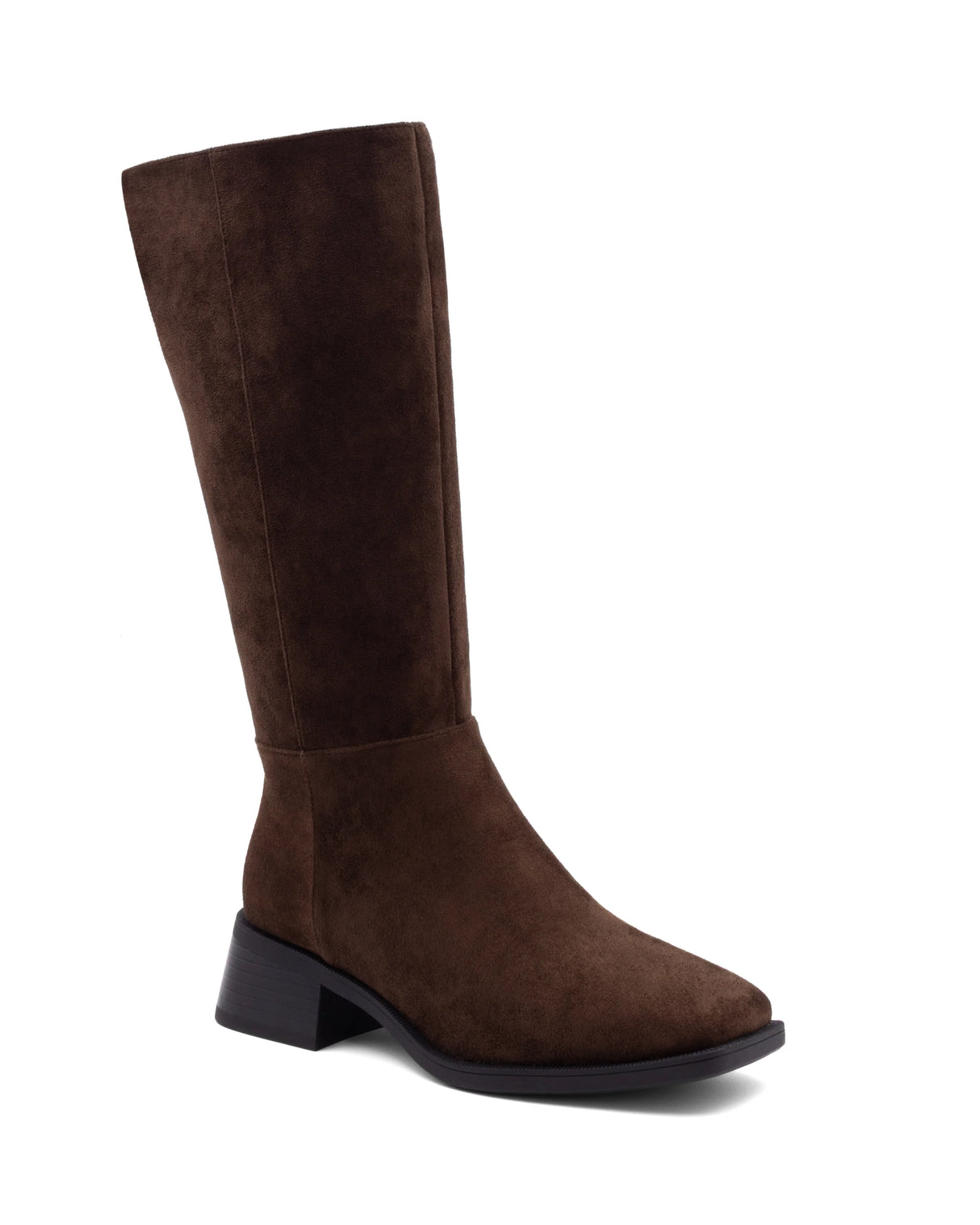 Therapy Dena Chocolate Faux Suede