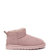 Julia Cow Suede Boots in Dawn Pink