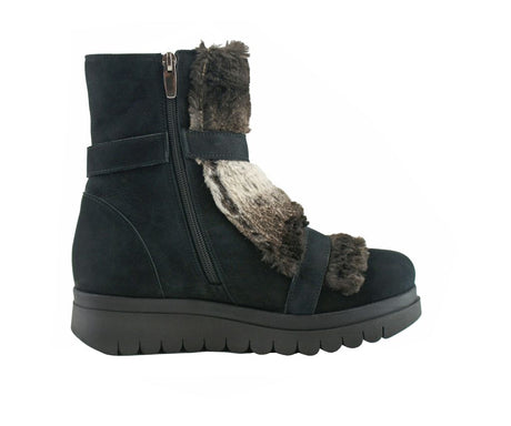 Bosccolo Womens Boots - Black Nubuck