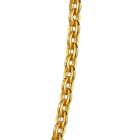 Bullion Gold Mini Cable Chain Gold Plated Necklace