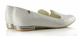 Bosccolo Womens Moccasin Lords - Silver Metalic