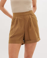 Amelius Haspen Pleated Short - Camel