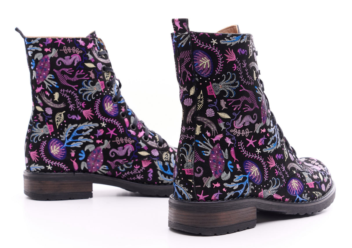 Bosccolo Womens Boots - Sealife Purple