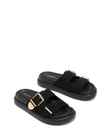 Therapy Paxton Black Microsuede