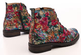 Bosccolo Womens Ankle Boots - Flower Multicolor