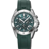 Christophe Duchamp Stratos - Green Dial & 316L Stainless Steel & FKM Rubber Strap
