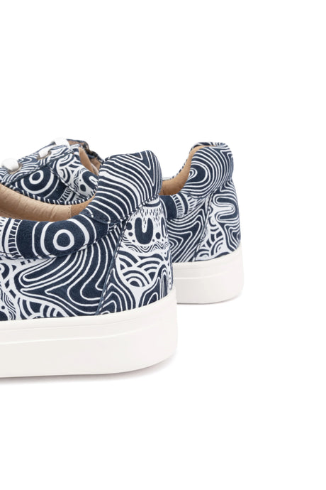 Klouds x Peter Farmer Cara Kard Print Ningaloo Blue