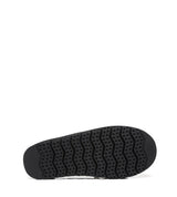 Men Bred Cow Suede Slipper in Black