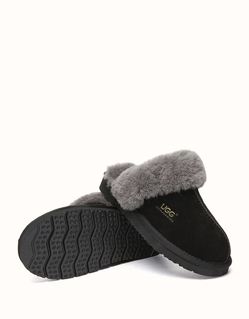 Muffin Slipper in Black