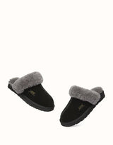 Muffin Slipper in Black