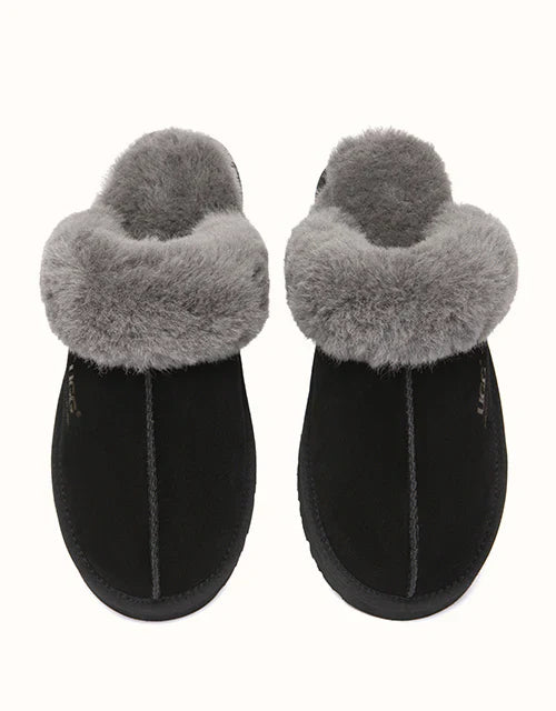Muffin Slipper in Black
