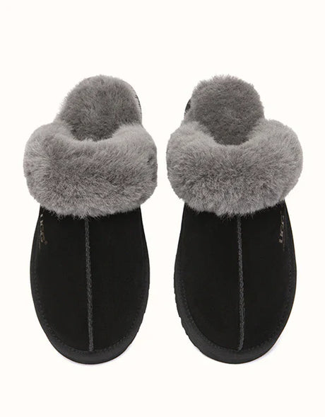 Muffin Slipper in Black
