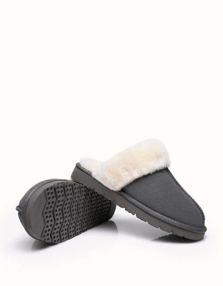 Muffin Slipper in Grey