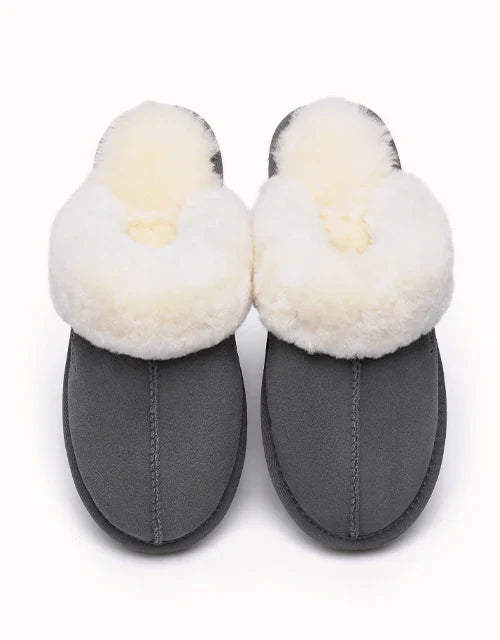 Muffin Slipper in Grey